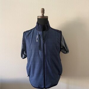 RLX by Ralph Lauren Men's Blue Plaid vest